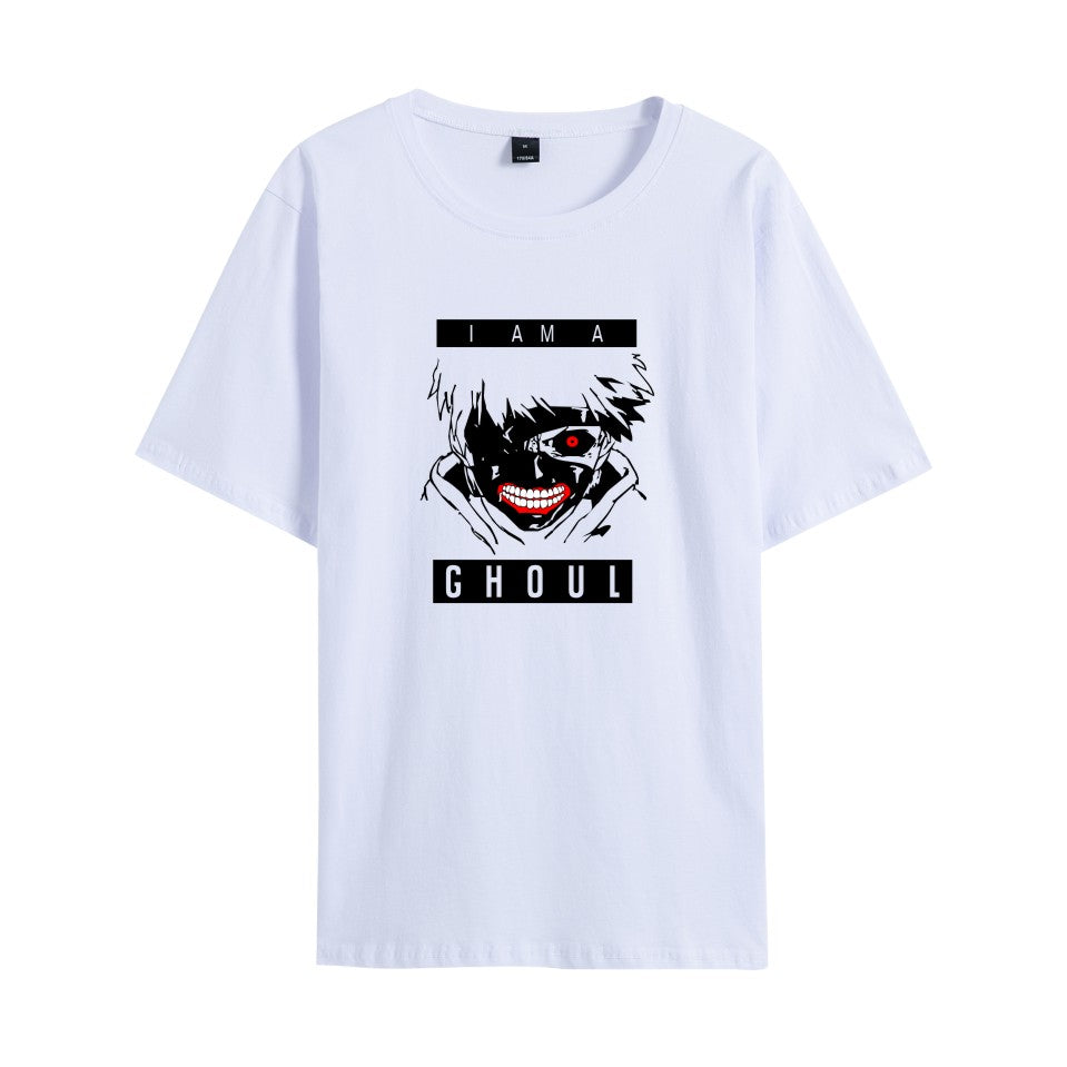 Tokyo Ghoul Ken Kaneki Anime T-shirt (Unisex) round-neck