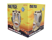 Load image into Gallery viewer, Free UK Royal Mail Tracked 24hr delivery
Impressive design of Den Den Mushi (Transponder Snails) 800ml Jug/mug, from the legendary anime ONE PIECE. This beautiful Jug/mug is launched by ERIK as part of their latest collection - Adapted from the latest NETFLIX season.
Size: 800ml
Material: Dolomite
Embossed decoration and gloss finish.
Official brand: ERIK
EAN: 8435747812234
Excellent gift for any One Piece fan.
Not suitable for microwaves or dishwashers.