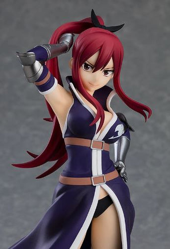 Free UK Royal Mail Tracked 24hr Delivery   Beautiful statue of Erza Scarlet from the popular anime Fairy Tail. This figure is launched by Good Smile Company as part of their latest POP UP PARADE series - Grand Magic Royale Ver.    The creator did a stunning job creating this high-detailed PVC statue of Erza, showing Erza posing elegantly in her purple uniform.  Truly Stunning ! 