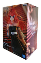 Load image into Gallery viewer, Free Royal Mail Tracked 24hr delivery Beautiful statue of Itsuki Nakano (Youngest sister of the Nakano quintuplets) from the popular anime The Quintessential Quintuplets. This figure is launched by Banpresto as part of the latest Kyunties series. The figure is sculpted stunningly, showing Itsuki posing elegantly in her black dress, and wearing her black heels. Excellent gift for any Quintuplets fan.