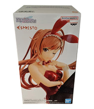 Load image into Gallery viewer, Elegant statue of Natsuha Arisugawa from the popular anime video game franchise IDOLMASTER. This figure is launched by Banpresto as part of their latest Espresto collection - SHINYCOLORS - Fascination and Stockings. This statue of Natsuha is created meticulously, showing Natsuha posing in her amazing bunny outfit, stockings and heels. This PVC figure stands at 12cm tall, and packaged in a gift/collectible box from Bandai.