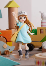 Load image into Gallery viewer, Super cute figure of Platelet from the popular anime Cells At Work. This statue is launched by Good Smile Company as part of their latest Pop Up Parade series. The creator did a fantastic job creating this piece, showing Platelet in human form posing in her uniform and shoulder bag, waving urgently. This PVC statue stands at 14cm (approx), and packaged in a gift / collectible box from Good Smile Company. Official brand: Good Smile Company