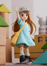 Load image into Gallery viewer, Super cute figure of Platelet from the popular anime Cells At Work. This statue is launched by Good Smile Company as part of their latest Pop Up Parade series. The creator did a fantastic job creating this piece, showing Platelet in human form posing in her uniform and shoulder bag, waving urgently. This PVC statue stands at 14cm (approx), and packaged in a gift / collectible box from Good Smile Company. Official brand: Good Smile Company