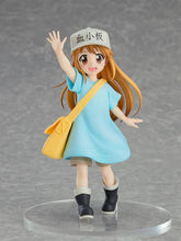 Load image into Gallery viewer, Super cute figure of Platelet from the popular anime Cells At Work. This statue is launched by Good Smile Company as part of their latest Pop Up Parade series.   The creator did a fantastic job creating this piece, showing Platelet in human form posing in her uniform and shoulder bag, waving urgently.   This PVC statue stands at 14cm (approx), and packaged in a gift / collectible box from Good Smile Company.  Official brand: Good Smile Company
