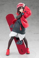 Load image into Gallery viewer, Free UK Royal Mail Tracked 24hr Delivery Striking figure of Ruby Rose from the popular anime RWBY. This statue is part of the Good Smile Company's Pop Up Parade series, and adapted from latest Ice Queendom series. The sculptor did a fabulous job creating this high-detailed PVC statue of Ruby Rose. The statue shows the Ruby posing red and black snowboarding outfit, and holding her snowboard.