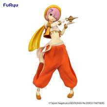 Load image into Gallery viewer, Free UK Royal Mail Tracked 24hr delivery
Stunning statue of Ram from the popular anime Re:Zero Starting Life in Another World. This figure is launched by Good Smile Company as part of their latest SSS (Super Special Series) - "Arabian Nights".
This figure is created meticulously, showing Ram posing elegantly in her Arabian outfit, holding the lamp - Stunning !
This PVC statue stands at 21cm, and packaged in gift/collectible box from Good Smile Company.
Official brand: Good Smile Company
EAN: 45807364