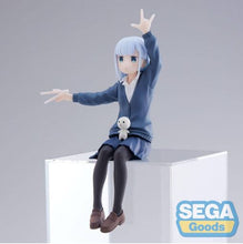 Load image into Gallery viewer, Free UK Royal Mail Tracked 24hr delivery Super cute statue of Reina Aharen from the popular anime series Aharen is Indecipherable. This figure is launched by SEGA as part of their latest PM collection. This figure is created beautifully, adapted directly from the anime, showing Reina posing in her uniform, and with her cute white plush doll on her lap. This PVC figure stands at 14 cm tall, and packaged in a gift/collectible box from SEGA.