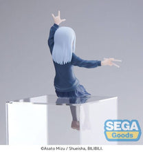 Load image into Gallery viewer, Free UK Royal Mail Tracked 24hr delivery Super cute statue of Reina Aharen from the popular anime series Aharen is Indecipherable. This figure is launched by SEGA as part of their latest PM collection. This figure is created beautifully, adapted directly from the anime, showing Reina posing in her uniform, and with her cute white plush doll on her lap. This PVC figure stands at 14 cm tall, and packaged in a gift/collectible box from SEGA.
