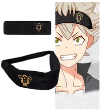 Load image into Gallery viewer, Free UK Royal Mail Tracked 24hr delivery
Stunning Black Clover Head Band (Asta). Designed beautifully with the Black Bulls symbol embroidered perfectly.
The headband is made from premium velvet material, and the end of the band has an elastic stretch. Suitable for all adult size.
Material: Velvet / Poylester / Cotton
Size: Unisex Adult
Excellent for cosplay or fancy dress events.