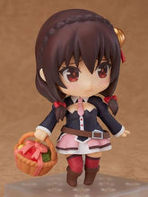 Load image into Gallery viewer, This premium nendoriod figure of Yunyun from the popular anime KonoSuba is launched by GOOD SMILE COMPANY this year as part of their latest Nendoroid series (758). The set comes with the nendoriod figure Darkness, three facial plates ( including a confident expression to display her proposing a duel with Megumin, a hesitant expression to capture her more reserved personality as well as a distressed expression with tears in her eyes).