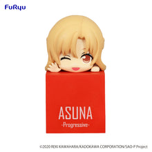 Load image into Gallery viewer, Free UK Royal Mail Tracked 24hr delivery   Super cute figure of Asuna from the popular anime Sword Art Online. This cute figure is launched by Good Smile Company as part of their latest FuRyu Hikkake block figure collection.   The figure is created in excellent detail showing Asuna lying on top of her Progressive themed red block. - Super Cute   The PVC statue stands at 10cm tall, and packaged in a gift/collectible box from Good Smile Company. 
