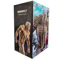 Load image into Gallery viewer, Bring Home the Power of the Armored Titan
Add one of Attack on Titan's most formidable Titans to your collection with this officially licensed Armored Titan Battle of Heaven and Earth Ichibansho Figure by Bandai Spirits.
Standing with an imposing presence, the Armored Titan is recreated with incredible attention to its powerful physique, distinctive hardened armour and exposed muscular detailing. The sculpt captures the intimidating appearance of the Titan brilliantly, while the textured display base compl