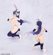 Load image into Gallery viewer, The Guardian Overseer Shows Her Playful Side
Bring a fresh interpretation of the beautiful and formidable Albedo to your collection with this officially licensed Overlord White Version Figure from System Service.
Standing approximately 19cm tall, this collectible presents the Guardian Overseer of the Great Tomb of Nazarick in a striking white bunny-inspired outfit, offering a completely different look from her traditional black-and-white attire.
Featuring a white bodysuit with delicate gold trim, long pur