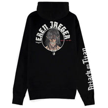 Load image into Gallery viewer, Free UK Royal Mail Tracked 24hr delivery   Official Attack On Titian Scout Regiment Eren Yeager hoodie/Zipper. This Officially Licensed hoodie is launched by Difuzed as part of their latest collection.  Premium design of the Scout Regiment logo in front, Attack On Titan logo on left sleeve, and Titan Eren on the back. Super comfortable, with a large hood, zip, and two front pockets. 
