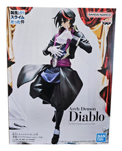Load image into Gallery viewer, Free UK Royal Mail Tracked 24hr delivery   Cool statue of Diablo from the popular anime That Time I Got Reincarnated as a Slime. This striking statue is launched by Banpresto as part of their latest collection - Arch Demon Diablo.   The creator did a smashing job sculpting this beautiful piece, showing Diablo posing handsomely in his uniform.   This PVC statue stands at 19cm tall, and packaged in a gift/collectible box from Bandai.

