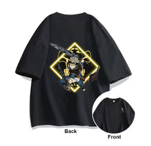 Load image into Gallery viewer, Free UK Royal Mail Tracked 24hr delivery
Cool design of Black Clover Anime T-shirt - Asta Black Bulls Magic Knights
This high quality cotton T-shirt is lightweight and comfortable to wear.
Premium DTG technology prints the design directly onto the T-shirt which makes the design really stand out, easy to wash, and the colours will not fade or crack.