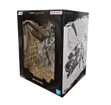 Load image into Gallery viewer, Free UK Royal Mail Tracked 24hr delivery
Exceptional statue of 2B (YoRHa No. 2 Type B) and her loyal pod 042 from the popular video Nier: Automata. This amazing statue set is launched by Ichibansho Figure as part of their latest collection - Another.
This statue set is created meticulously, showing 2B posing beautifully in her battle gear, standing on top of the rock (base included), holding her sword, with her pod 042 beside her. - Stunning !