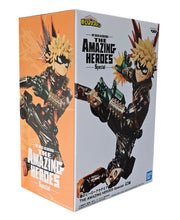 Load image into Gallery viewer, Free UK Royal Mail Tracked 24hr delivery   Striking statue of Katsuki Bakugo from the popular anime series My Hero Academia. This figure is launched by Banpresto as part of their latest Amazing Heroes Special edition.   The sculptor did a fantastic job creating this piece, showing Bakugo posing in his battle uniform in battle mode.   This PVC statue stands at 12cm tall, and packaged in a gift/collectible box from Bandai. 
