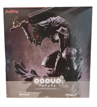 Load image into Gallery viewer, Free UK Royal Mail Tracked 24hr delivery
This dominance statue of Guts from the popular anime series Berserk is released by Good Smile Company as part of their latest L line (bigger size) collection. Those new lines of L statues will give anime fans a new sense of excitement.
The creators has really took their time creating this piece, sculpted in fine detail, showing Guts posing in his Berserker Armour, holding his sword, and sitting on a cliff. His appearance from the cover illustration of the manga's