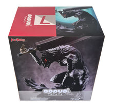 Load image into Gallery viewer, Free UK Royal Mail Tracked 24hr delivery
This dominance statue of Guts from the popular anime series Berserk is released by Good Smile Company as part of their latest L line (bigger size) collection. Those new lines of L statues will give anime fans a new sense of excitement.
The creators has really took their time creating this piece, sculpted in fine detail, showing Guts posing in his Berserker Armour, holding his sword, and sitting on a cliff. His appearance from the cover illustration of the manga's