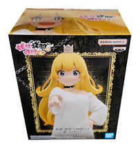 Load image into Gallery viewer, Stunning statue of Princess from the popular anime series Tis Time for Torture Princess. This beautiful figure is lanched by Banpresto as part of the latest edition. The creator did a smashing job creating this piece, showing the Princess from the human world kingdom posing in her white prisoner outfit, with cuffed chains around her right ankle. The set also includes two facial plates showing two different emotions.