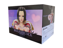 Load image into Gallery viewer, Free UK Royal Mail Tracked 24hr delivery
Breathtaking statue of Boa Hancock from the legendary anime ONE PIECE. This stunning statue is launched by ICHIBANCHO FIGURE as part of their latest ARTSCALE collection.
The creator has completed this spectacular portrait statue of Boa Hancock perfectly. Showing Boa Hancock unleashing her Mero Mero Mellow (Love-Love Beam). -Stunning!
This PVC statue stands at 18cm tall, and packaged in a gift/collectible box from Bandai.
Official brand: Ichibansho Figure / Ban