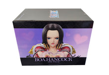 Load image into Gallery viewer, Free UK Royal Mail Tracked 24hr delivery
Breathtaking statue of Boa Hancock from the legendary anime ONE PIECE. This stunning statue is launched by ICHIBANCHO FIGURE as part of their latest ARTSCALE collection.
The creator has completed this spectacular portrait statue of Boa Hancock perfectly. Showing Boa Hancock unleashing her Mero Mero Mellow (Love-Love Beam). -Stunning!
This PVC statue stands at 18cm tall, and packaged in a gift/collectible box from Bandai.
Official brand: Ichibansho Figure / Ban