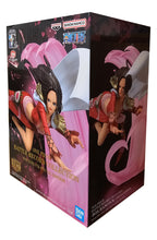 Load image into Gallery viewer, Free UK Royal Mail Tracked 24hr delivery
Breathtaking statue of Boa Hancock from the legendary anime series ONE PIECE. This amazing statue is launched by Banpresto as part of their latest Battle Record Collection.
The creator has completed this piece remarkably, showing Boa Hancock posing beautifully in battle, wearing her pirate empress outfit. - Stunning !