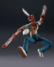 Load image into Gallery viewer, Free UK Royal Mail Tracked 24hr Delivery
Spectacular figure (Full set) of Denji in his Chainsaw Man form from the popular anime Chainsaw Man. This premium figure set is launched by Tamashii Nations as part of their latest S.H.Figuarts collection. Adapted from the latest movie - REZE ARC.
The set comes with the premium articulated figure of Chainsaw Man (14 point articulation), two additional pair of hands, and additional facial plate.
The figure stands at 15cm tall, packaged in a window display box