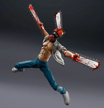 Load image into Gallery viewer, Free UK Royal Mail Tracked 24hr Delivery
Spectacular figure (Full set) of Denji in his Chainsaw Man form from the popular anime Chainsaw Man. This premium figure set is launched by Tamashii Nations as part of their latest S.H.Figuarts collection. Adapted from the latest movie - REZE ARC.
The set comes with the premium articulated figure of Chainsaw Man (14 point articulation), two additional pair of hands, and additional facial plate.
The figure stands at 15cm tall, packaged in a window display box