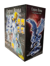 Load image into Gallery viewer, Free UK Royal Mail Tracked 24hr delivery   Premium figure of Cygnus Hyoga from the legendary anime series Saint Seiya. This figure is launched by Tamashii Nations as part of their latest Ex Final collection.  This articulated statue is created amazingly, showing Cygnus wearing his classic Bronze cloth. The diecast armour can also turn into the famous Aquarius swan. - Truly stunning !   This PVC figure stands at 17cm tall, and packaged in a gift/collectible box from Bandai. 

