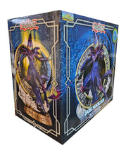 Load image into Gallery viewer, Free UK Royal Mail Tracked 24hr delivery   Spectacular statue of Dark Magician from the legendary anime YU-GI-OH!. This stunning figure is launched by &quot;First 4 Figures&quot; as part of their latest edition.   The sculptors has completed this piece in excellent fashion, showing the classic Dark Magician in Blue Edition. - Truly Stunning.   This 12&#39;&#39; PVC statue (29cm) is packaged in a premium collectible huge box from First 4 Figures. 
