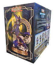 Load image into Gallery viewer, Free UK Royal Mail Tracked 24hr delivery Spectacular statue of Dark Magician from the legendary anime YU-GI-OH!. This stunning figure is launched by "First 4 Figures" as part of their latest edition. The sculptors has completed this piece in excellent fashion, showing the classic Dark Magician in Blue Edition. - Truly Stunning. This 12'' PVC statue (29cm) is packaged in a premium collectible huge box from First 4 Figures.
