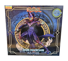 Load image into Gallery viewer, Free UK Royal Mail Tracked 24hr delivery Spectacular statue of Dark Magician from the legendary anime YU-GI-OH!. This stunning figure is launched by "First 4 Figures" as part of their latest edition. The sculptors has completed this piece in excellent fashion, showing the classic Dark Magician in Blue Edition. - Truly Stunning. This 12'' PVC statue (29cm) is packaged in a premium collectible huge box from First 4 Figures.