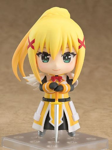 Free UK Royal Mail Tracked 24hr Delivery   This premium nendoriod figure of Darkness from the popular anime KonoSuba is launched by GOOD SMILE COMPANY this year as part of their latest Nendoroid series (758).   The set comes with the nendoriod figure Darkness, three facial plates ( including a composed smiling expression, a euphoric expression with a slight blush on her cheeks as well as a worried, blushing expression that makes you wonder what she is anticipating!).