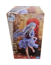 Load image into Gallery viewer, Free UK Royal Mail Tracked 24hr delivery
Elegant statue of Elmesia El Ru Sarion from the popular anime series That Time I Got Reincarnated as a Slime. This beautiful statue is launched by Banpresto as part of their latest collection.
This figure is sculpted beautifully, showing Elmesia posing gracefully. From the facial expression, hair, and all the way down to the creases on the clothing, created in excellent detail - Stunning! .
This statue stands at 21cm tall, and packaged in a gift/collectible box