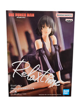 Load image into Gallery viewer, Free UK Royal Mail Tracked 24hr delivery Elegant figure of Fubuki (Known as the Hellish Blizzard) from the popular anime ONE PUNCH MAN. This statue is launched by Banpresto as part of their latest Relax Time series. The sculptor creator this piece in excellent fashion, brought the character to life. Showing Fubuki posing elegantly in her nightdress. - Stunning ! This PVC Statue stands at 11cm tall, and packaged in a gift/collectible box from Bandai.