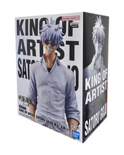Load image into Gallery viewer, Free UK Royal Mail Tracked 24hr delivery
Stunning statue of Satoru Gojo from the popular anime series Jujutsu Kaisen. This amazing statue is launched by Banpresto as part of their latest King Of Artist collection.
The creator has completed this piece remarkably, showing Satoru Gojo in his white shirt and Jujutsu High trousers - Stunning!
This PVC statue stands at 21cm tall, and packaged in a beautiful gift/collectible box from Bandai.
Official brand: Bandai / Banpresto
EAN: 4983164293715
