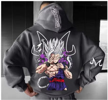 Load image into Gallery viewer, Free UK Royal Mail Tracked 24hrs delivery
Stunning design of Beast Gohan - Dragon Ball Super - anime hoodie
Premium DTG technology prints the design directly onto the hoodie which makes the design really stand out, easy to wash, and the colours will not fade or crack.
This cotton hoodie is super soft and comfortable to wear. A large front pocket and an adjustable hood with drawstrings.
Excellent gift for any Dragon Ball Super fan.
Material: Cotton
Size: Unisex