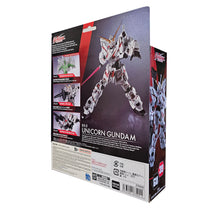 Load image into Gallery viewer, Free UK Royal Mail Tracked 24hr delivery
Striking figure of the legendary Gundam Universe RX-0 Unicorn from the classic anime Gundam. This set is launched by Tamashii Nations as part of their latest renewal edition.
The set includes the RX-0 Unicorn (Known as Singularity One), Hyper Bazooka, Beam Magnum, two beam sabers, shield, and additional hand pieces.
The full size figure stands at 16cm tall and with 14point articulation.
This set is packaged in a gift/collectible box from Bandai.
Official br