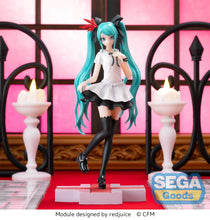 Load image into Gallery viewer, Free UK Royal Mail Tracked 24hr delivery Stunning statue of Hatsune Miku (Global Vocaloid Superstar). This figure is launched by Good Smile Company and SEGA as part of their latest Luminasta collection - Project Diva Mega 39's. The creator has completed this in amazing fashion, showing Hatsune Miku posing elegantly in her white short sleeve dress.