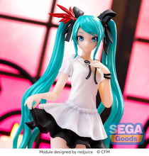 Load image into Gallery viewer, Free UK Royal Mail Tracked 24hr delivery Stunning statue of Hatsune Miku (Global Vocaloid Superstar). This figure is launched by Good Smile Company and SEGA as part of their latest Luminasta collection - Project Diva Mega 39's. The creator has completed this in amazing fashion, showing Hatsune Miku posing elegantly in her white short sleeve dress.