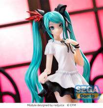 Load image into Gallery viewer, Free UK Royal Mail Tracked 24hr delivery Stunning statue of Hatsune Miku (Global Vocaloid Superstar). This figure is launched by Good Smile Company and SEGA as part of their latest Luminasta collection - Project Diva Mega 39's. The creator has completed this in amazing fashion, showing Hatsune Miku posing elegantly in her white short sleeve dress.