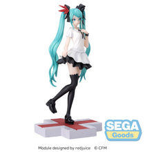 Load image into Gallery viewer, Free UK Royal Mail Tracked 24hr delivery Stunning statue of Hatsune Miku (Global Vocaloid Superstar). This figure is launched by Good Smile Company and SEGA as part of their latest Luminasta collection - Project Diva Mega 39's. The creator has completed this in amazing fashion, showing Hatsune Miku posing elegantly in her white short sleeve dress.