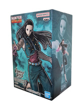 Load image into Gallery viewer, Free UK Royal Mail Tracked 24hr delivery Striking statue of Illumi Zoldyck from the legendary anime Hunter X Hunter. This amazing statue is launched by Banpresto as part of their latest Vibration Stars collection. The sculptor has completed this piece spectacularly, showing Illumi Zoldyck posing in battle mode throwing his primary weapon - "Needles". This PVC statue stands at 17cm tall, and packaged in a gift/collectible box from Bandai. Official brand: Bandai/Banpresto