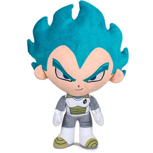 Free UK Royal Mail Tracked 24hr   Official Dragon Ball Super plush toy Vegeta Super Saiyan Blue. This super cute plush toy is launched by TOEI ANIMATION and Play by Play as part of the latest release.   The plush toy stands at 31cm.   Official brand: TOEI ANIMATION / Play by Play   Excellent gift for any Dragon Ball fan. 