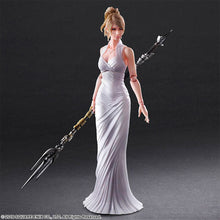Load image into Gallery viewer, Free UK Royal Mail Tracked 24hr delivery
Glorious statue of Lunafreya Nox Fleuret (Known as Luna) from the legendary fantasy role-playing video game Final Fantasy XV. This spectacular statue is launched by Square Enix as part of their latest collection.
This statue is created stunningly, showing Lunafreya Nox Fleuret posing beautifully in her white dress. Her famous Trident (Trident of the Oracle) is also included. The statue is fully articulated (6 point articulation), and the shoulder joints use a new