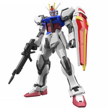 Load image into Gallery viewer, Free UK Royal Mail Tracked 24hr delivery
Stunning model of the classic STRIKE GUNDAM from the legendary anime series GUNDAM. This model is launched by Bandai as part of their latest BANDAI HOBBY collection.
This model of STRIKE GUNDAM (GAT-X105) is designed perfectly, contains all the accessories in the kit for the user to assemble the whole model together. The fully assembled figures allow 14 point articulation and weapon included.
