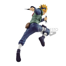 Load image into Gallery viewer, Free UK Royal Mail Tracked 24hr delivery
Striking statue of Minato Namikaze from the legendary anime series Naruto Shippuden. This amazing statue is launched by Banpresto as part of their latest Vibration stars collection.
The creator has sculpted this piece in excellent fashion, showing Minato posing in battle, and holding his kunais. -Stunning!
This PVC statue stands at 18cm tall, and packaged in a gift/collectible box from Bandai.
Official brand: Banpresto / Bandai
EAN: 4983164184440
Excellent g