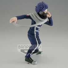 Load image into Gallery viewer, Free UK Royal Mail Tracked 24hr delivery
Striking statue of Hitoshi Shinso from the popular anime series My Hero Academia. This stunning piece is launch by Banpresto as part of their latest Amazing Heroes collection - vol.18
This statue is created amazingly, showing Hitoshi Shinso posing in Pro Hero suit, and his "Capturing weapon" around his neck (a long cloth scarf made from steel wire alloy woven with carbon nanofibers). -Stunning!
This PVC figure stands at 16cm tall, and packaged in a gift / coll